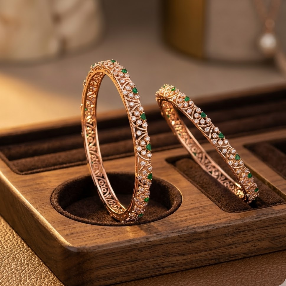 Festive Diamond Bangles