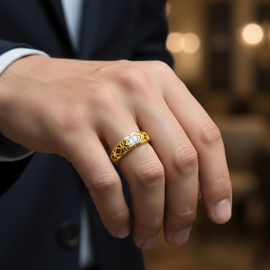Timeless Strength Diamond Gents Ring - 3