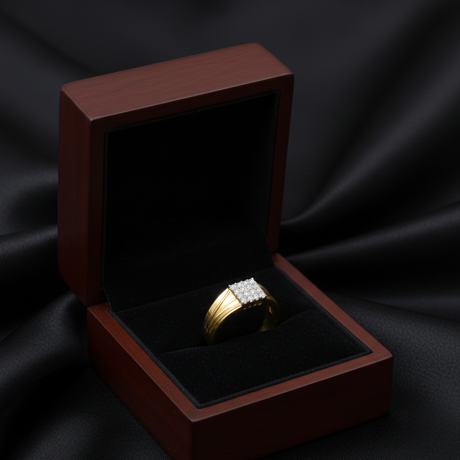 Elite Royalty Diamond Gents Ring