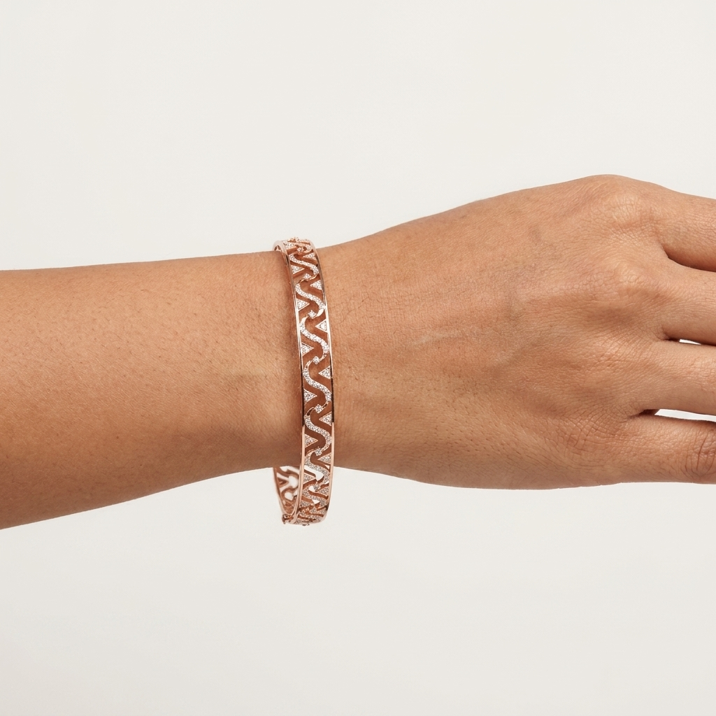 Party Wear Diamond Bangles - 3