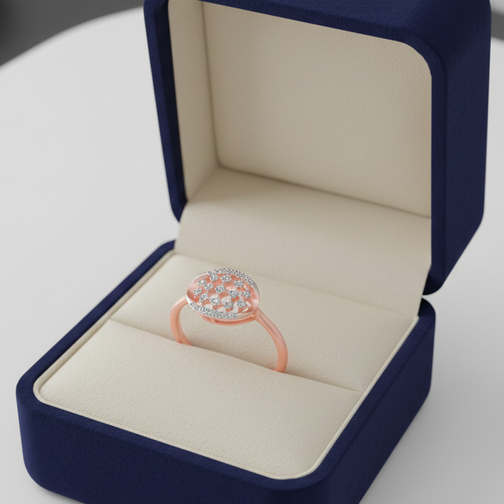 Diamond Royal Bloom Ring