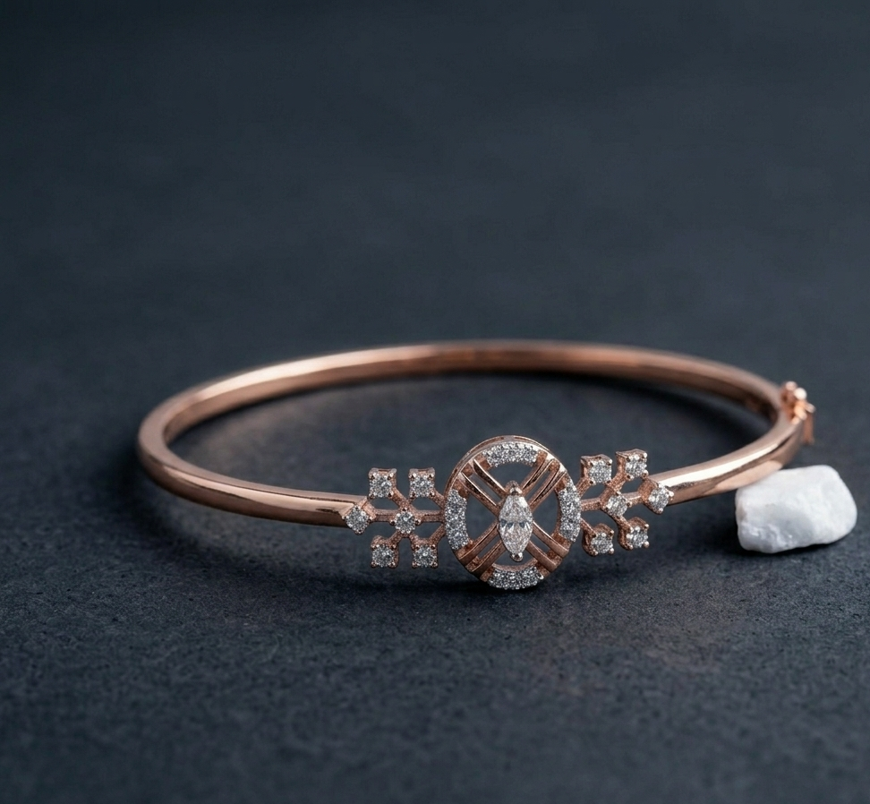 Diamond Halo Bracelet - 3