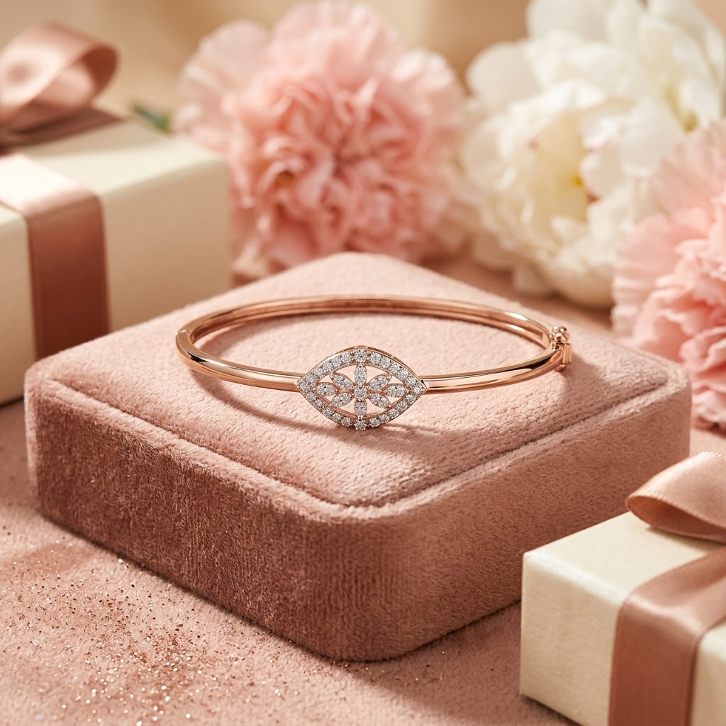Diamond Open Bracelet