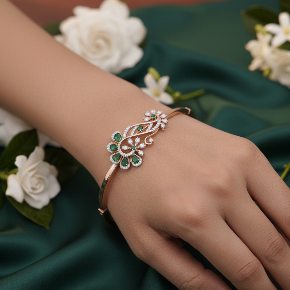 Diamond Arc Elegant Bracelet