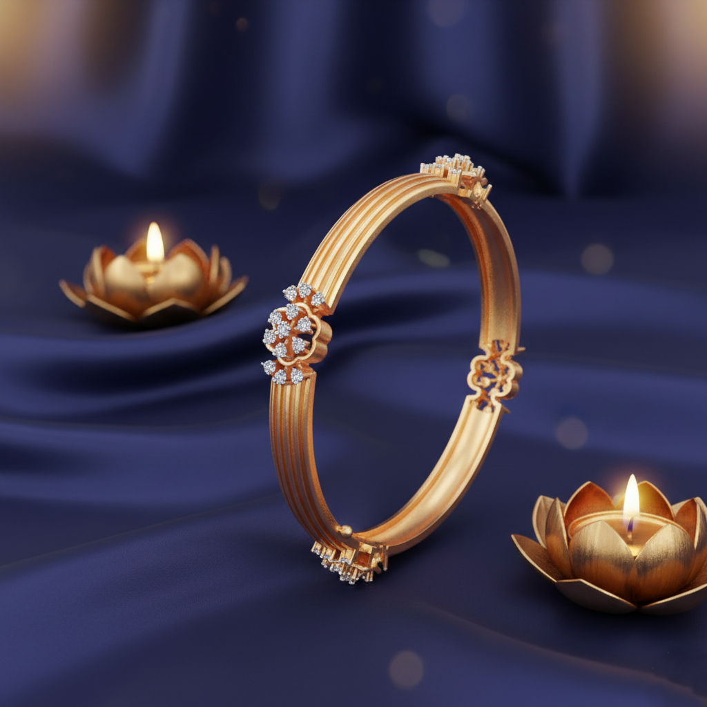 Timeless Aura Diamond Bangle