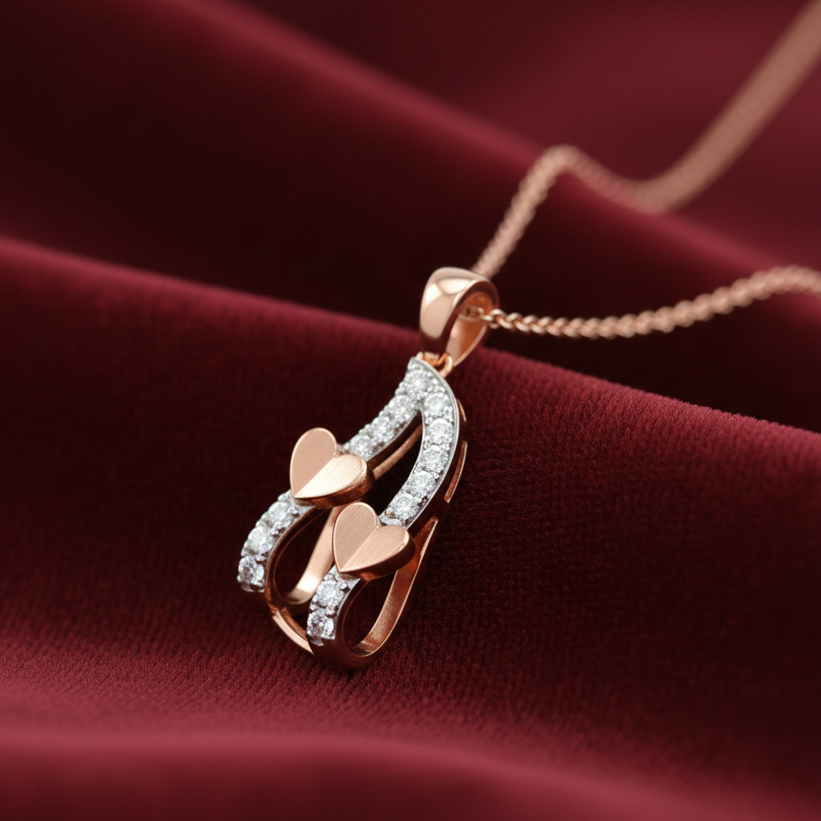 Diamond Signature Drop Pendant