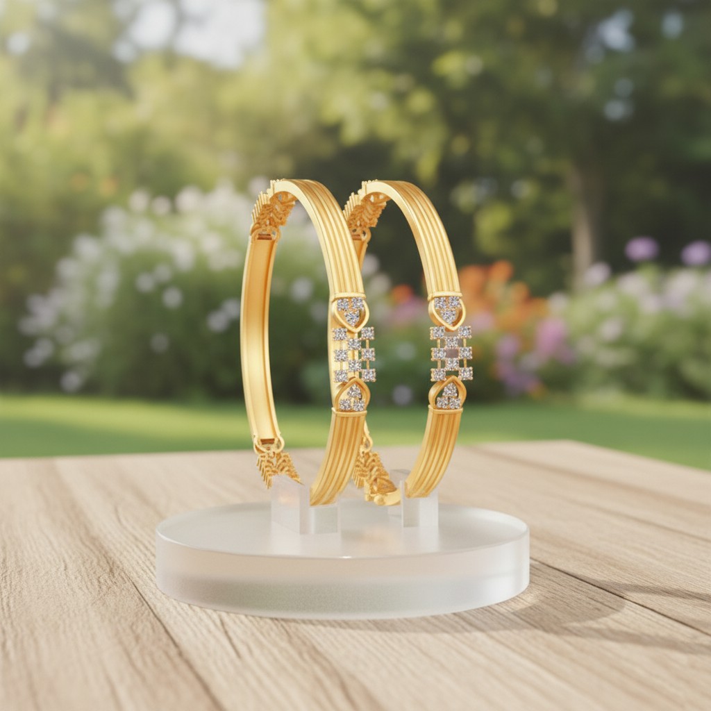 Pristine Glow Diamond Bangle