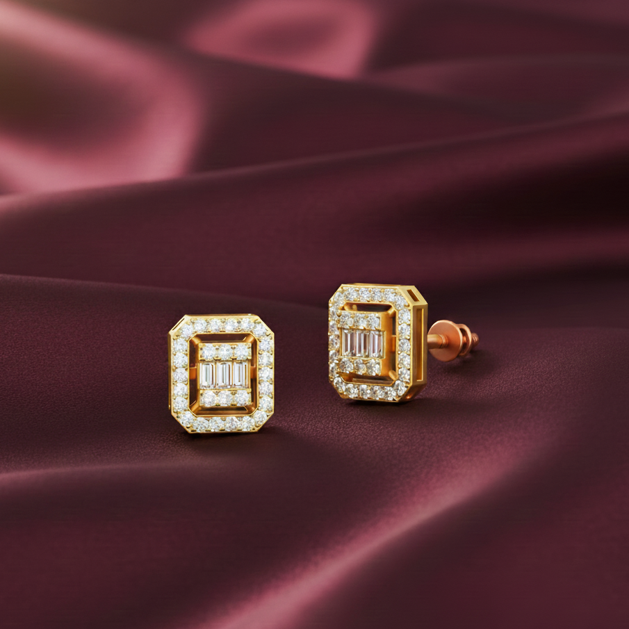 Elegant Diamond Stud Earrings for Women Collection