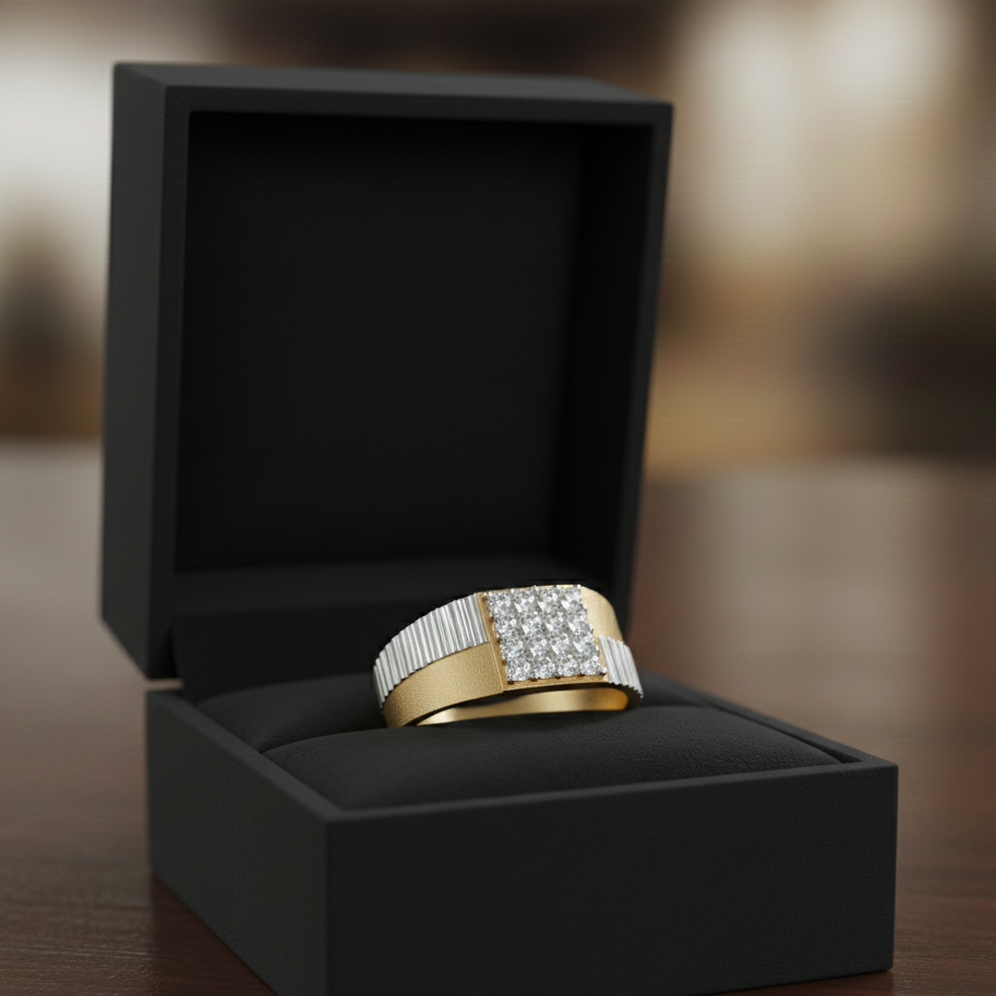 Royal Brilliance Gents Diamond Ring