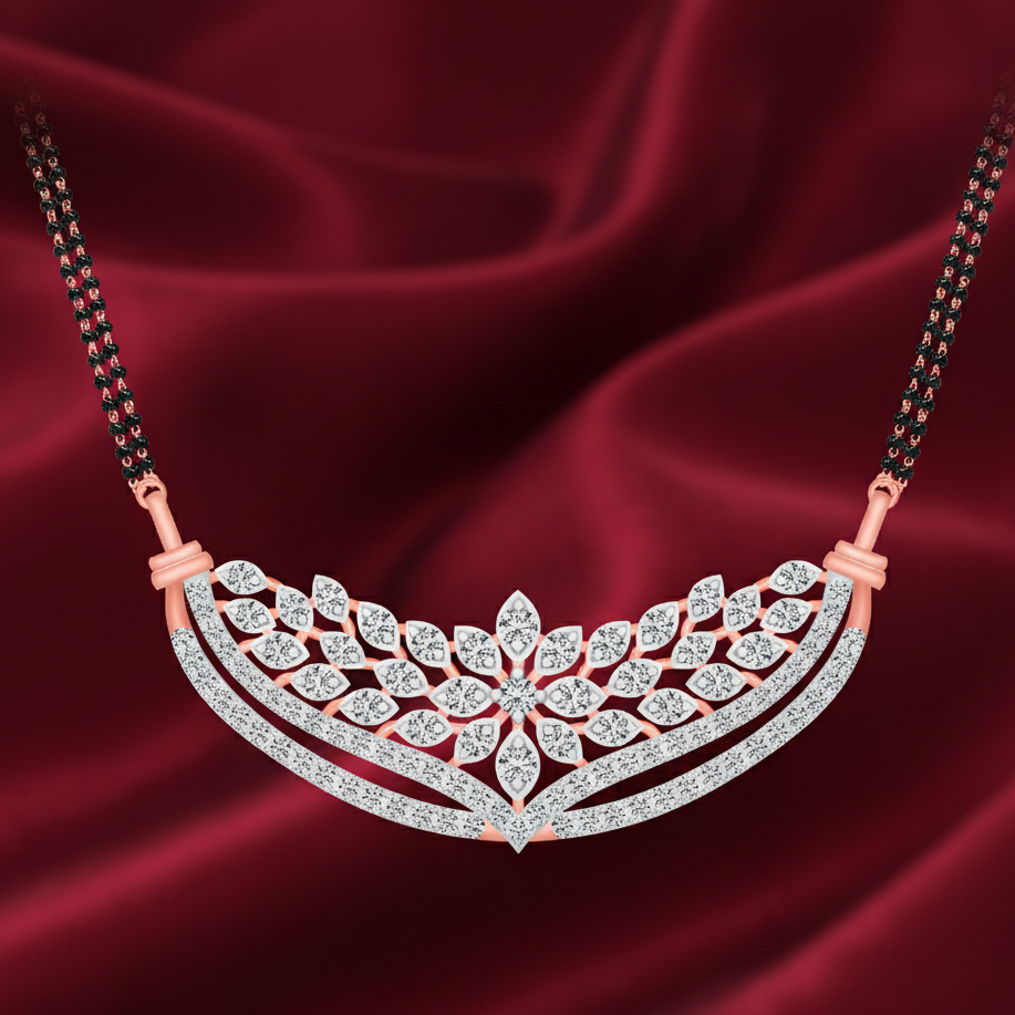 Diamond Mangalsutra Tanmaniya