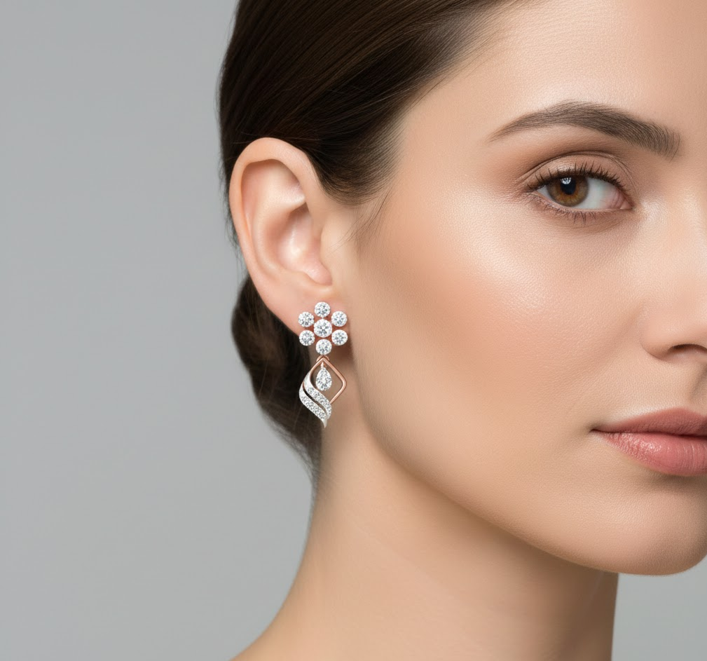 Premium Daily Wear Diamond Stud Earrings