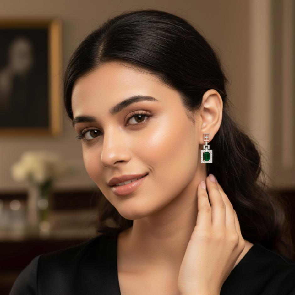 Brillora Diamond Dangler Earrings - 3