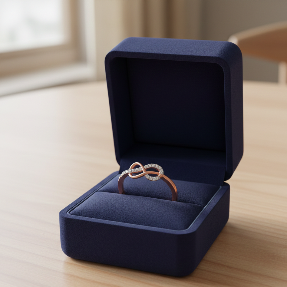 Radiant Petal Diamond Ladies Ring