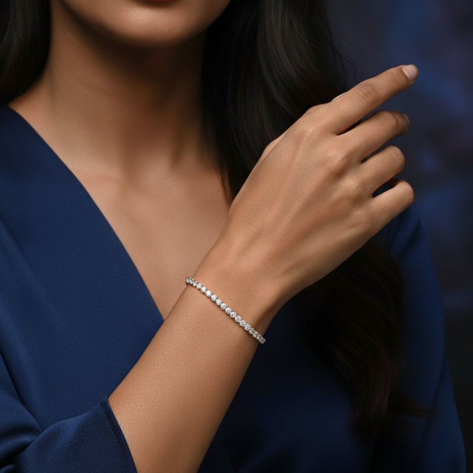 Infinite Shine Diamond Tennis Bracelet
