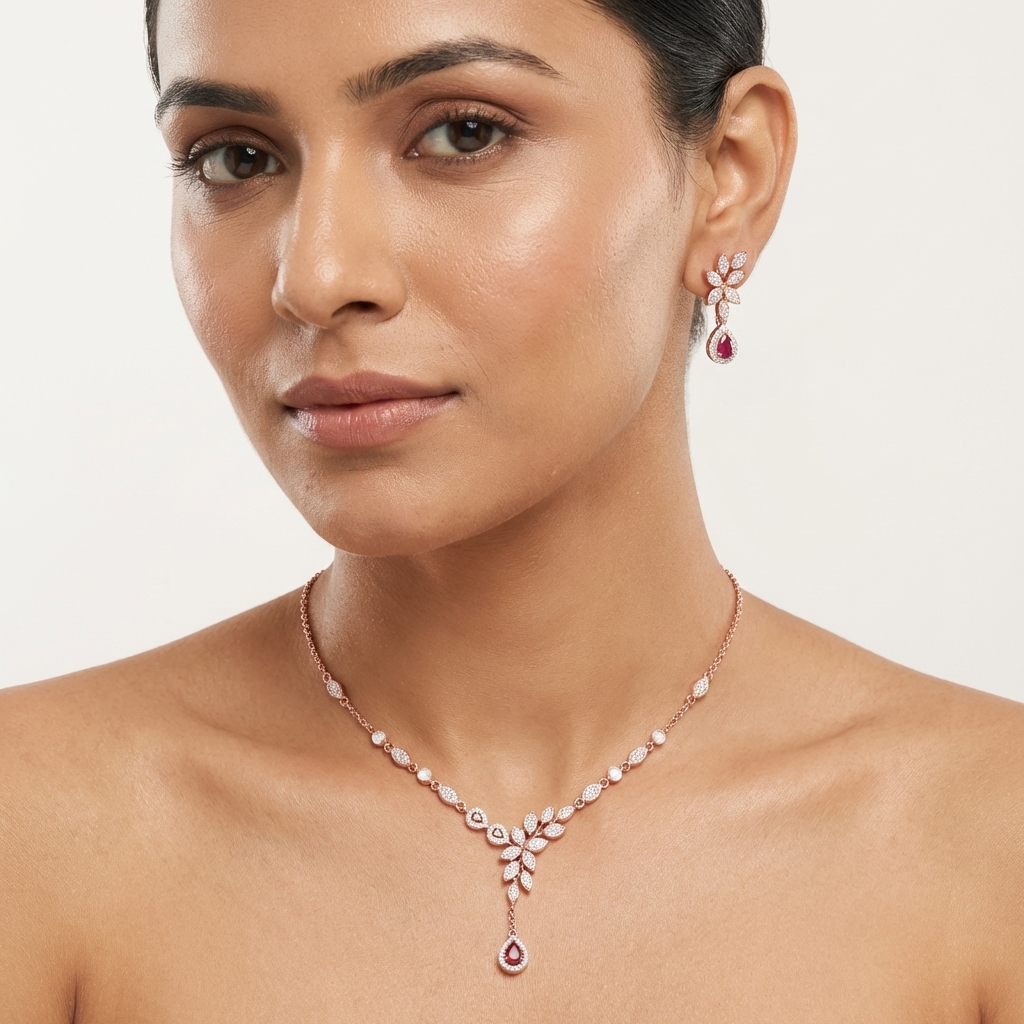 Timeless Diamond Luxe Necklace Set - 4
