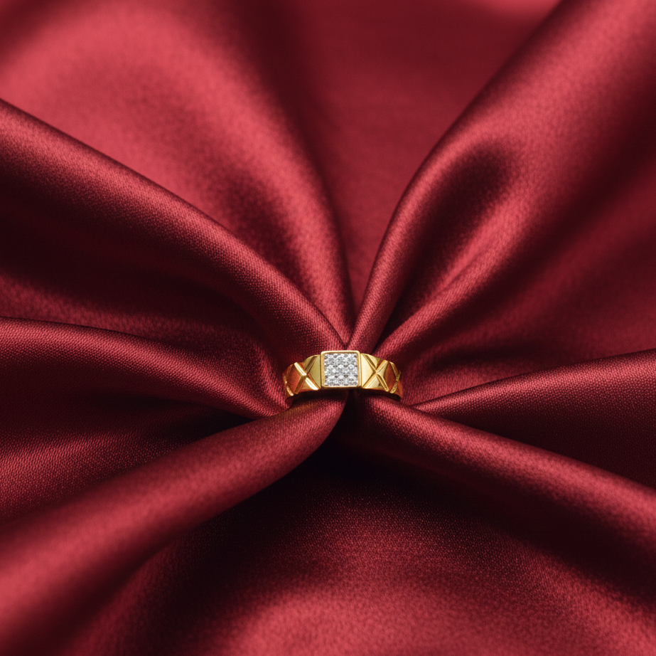 Elite Gentleman Diamond Ring - 5