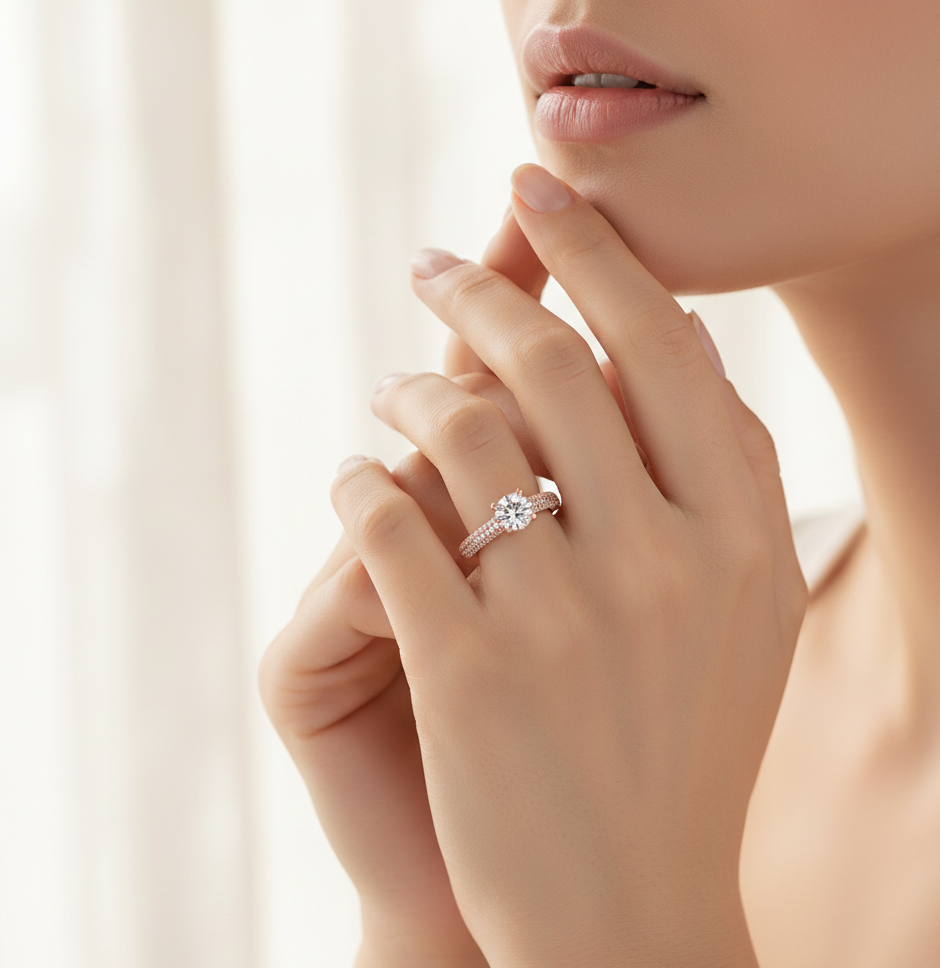 Luxe Noble Ivy Diamond Ring - 3