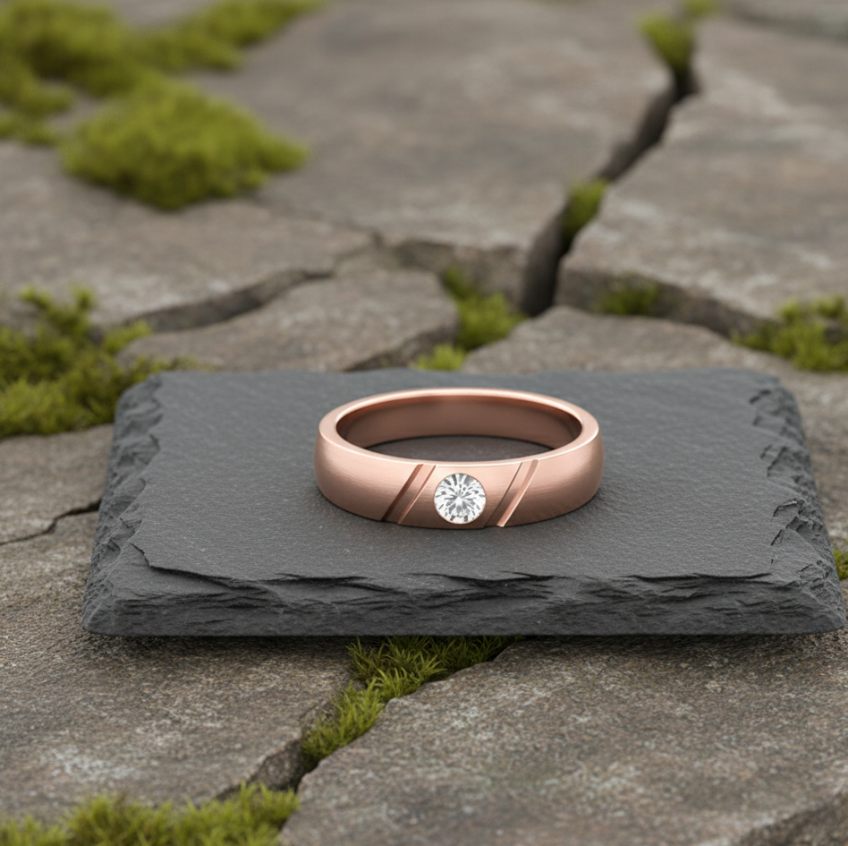 Royal Commander Diamond Gents Ring - 3