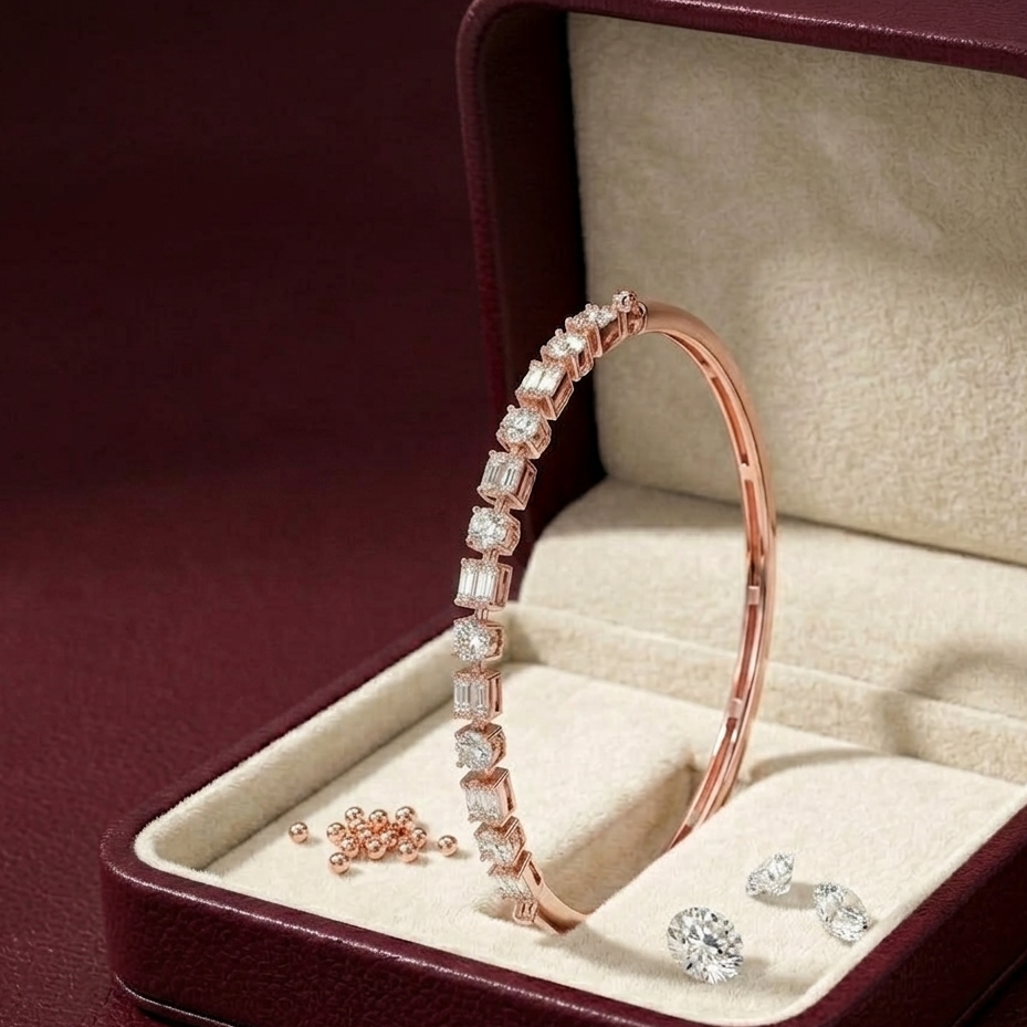 Diamond Twist Rope Bracelet - 3