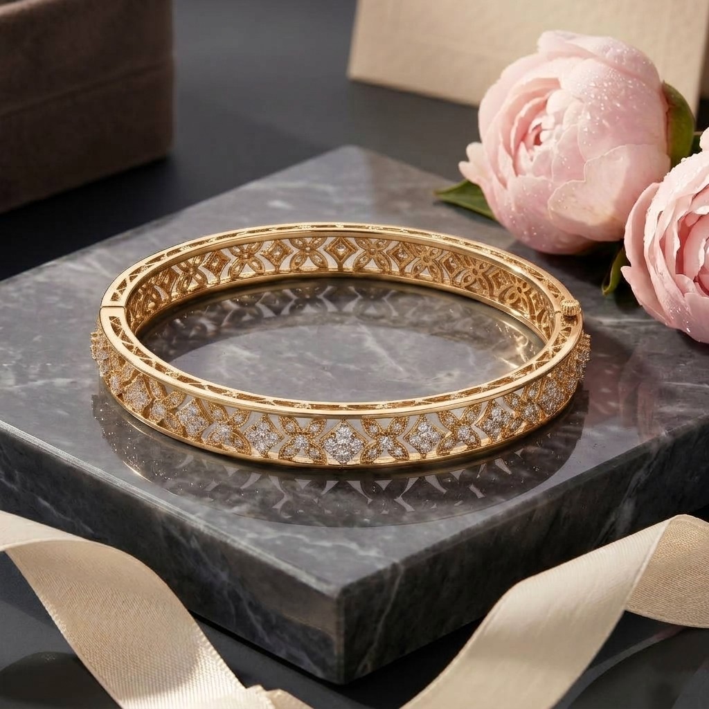 Vintage Diamond Bangles