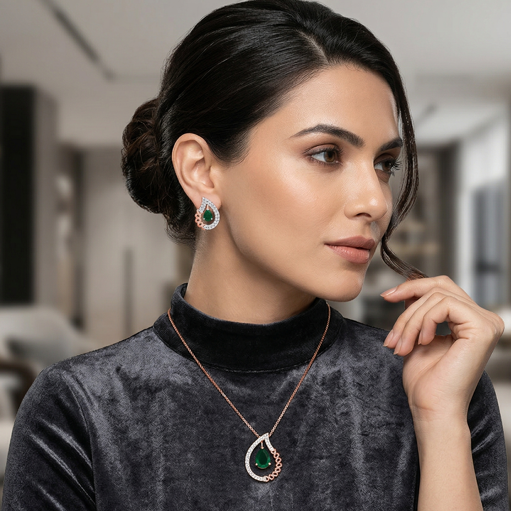 Premium Shine Pendant Set - 3