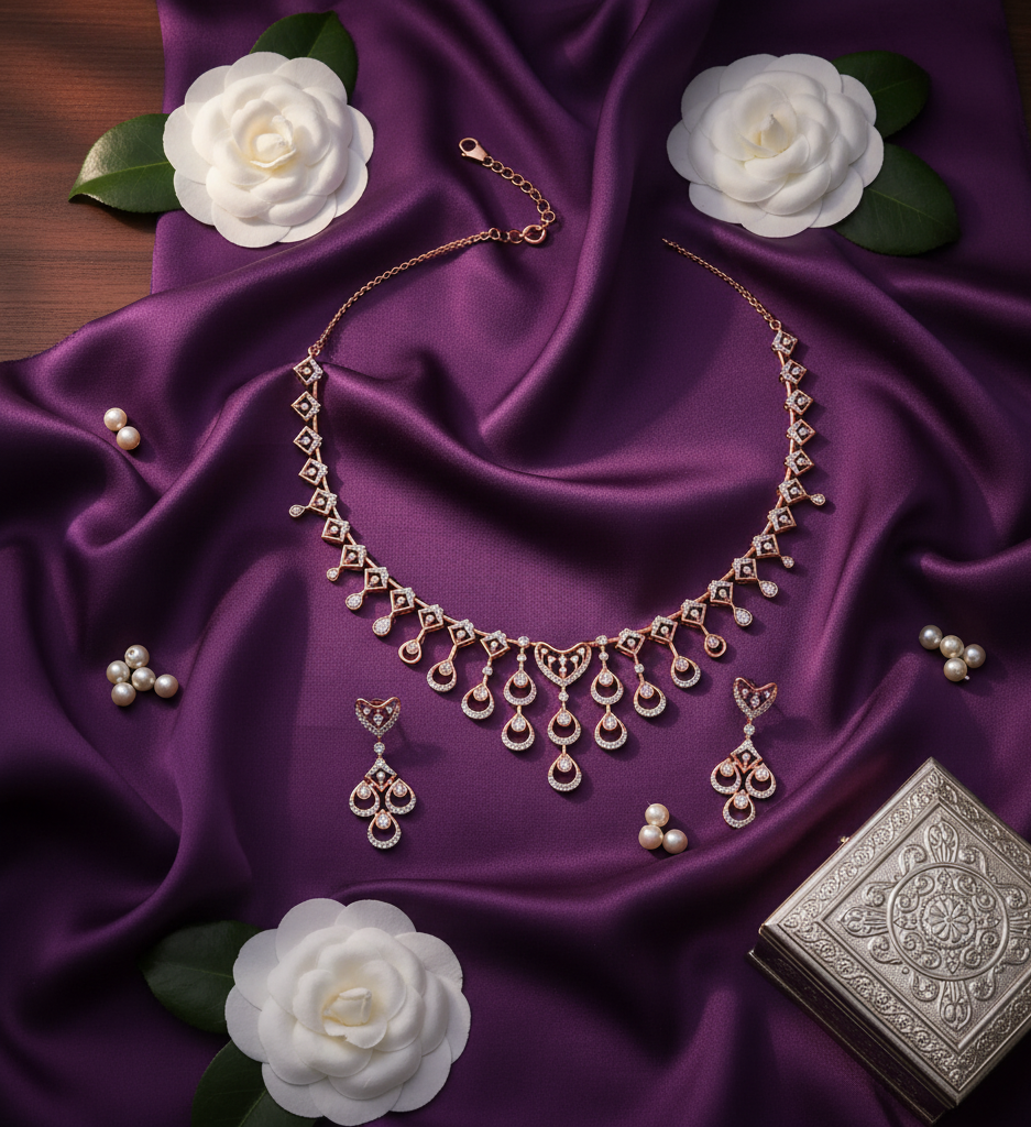 Brilliant Aura Diamond Necklace for Big Events