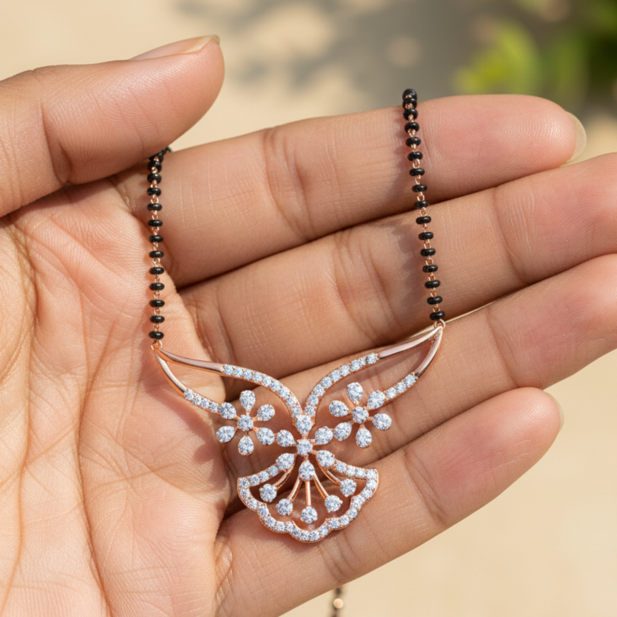 Charming Gold Diamond Tanmaniya for Women - 3
