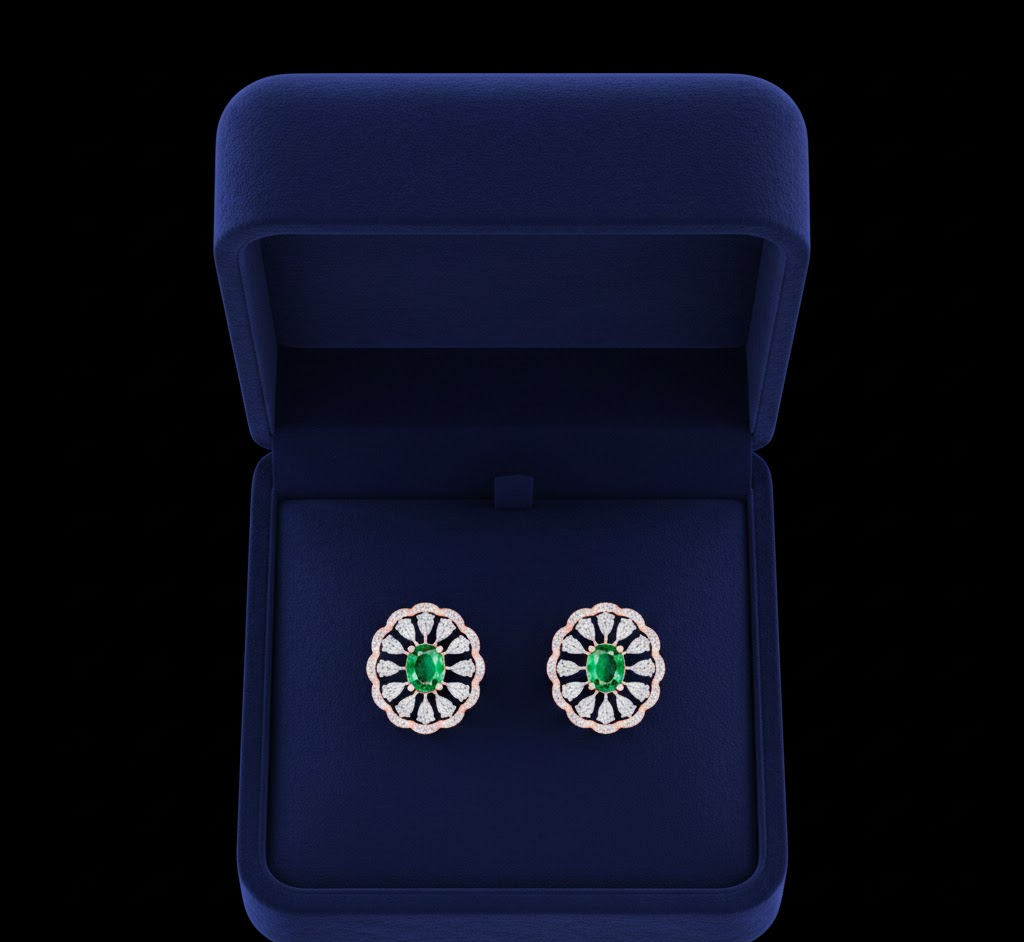 Velvet Light Diamond Danglers