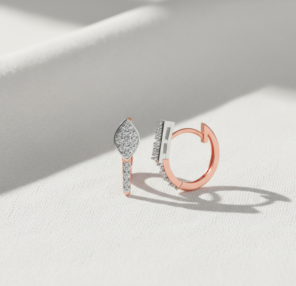 Exquisite Diamond Bali Earrings for Celebration