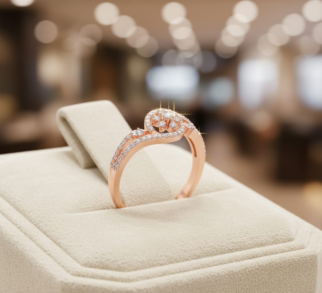 Queenly Radiance Diamond Ladies Ring
