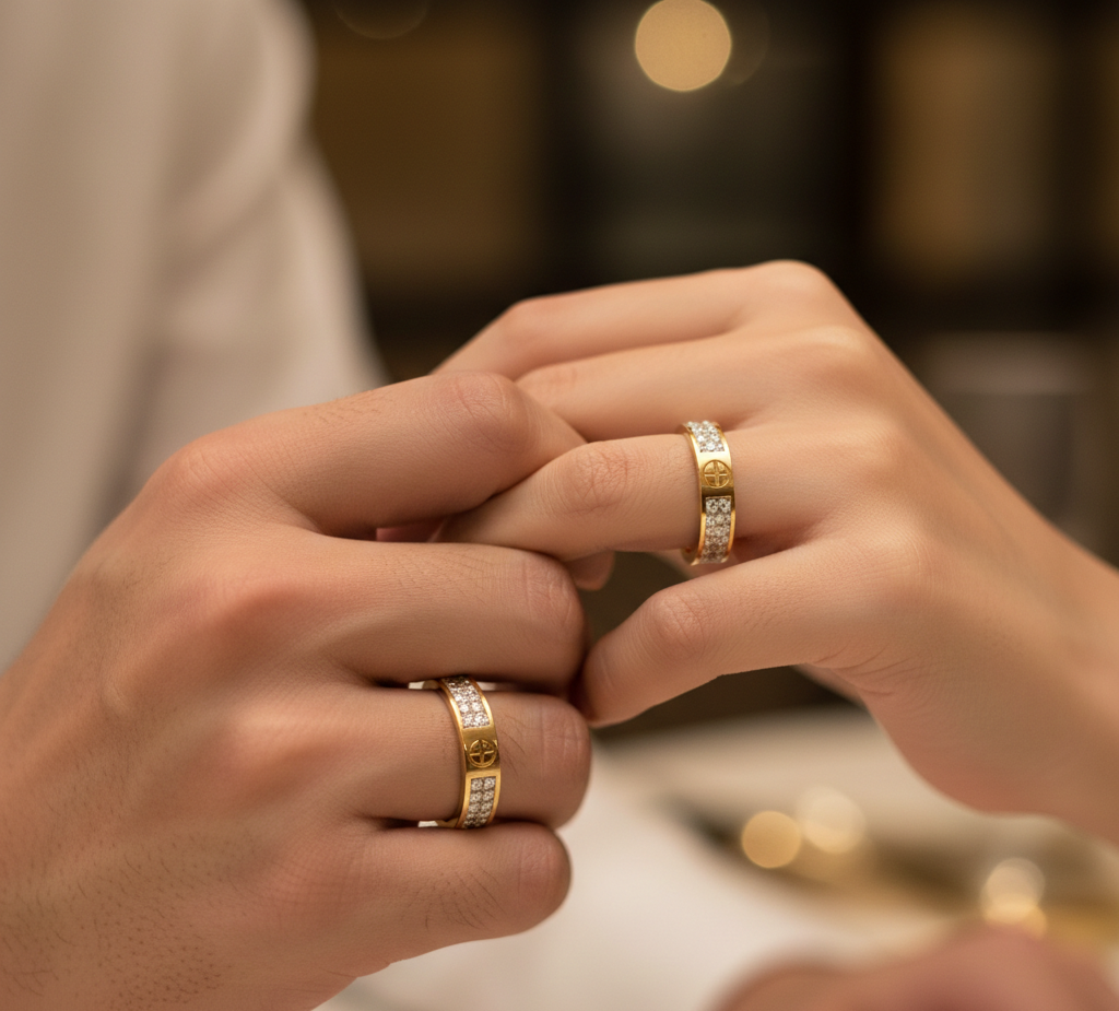 Everlasting Diamond Couple Band