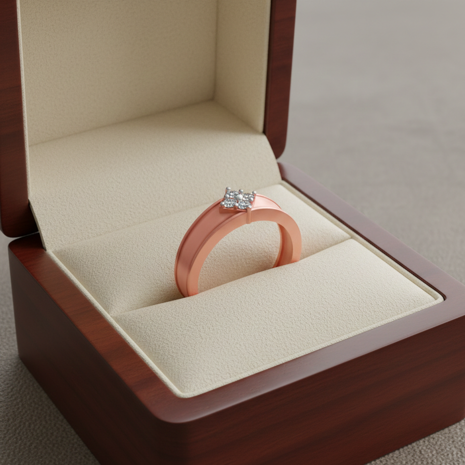 Supreme Shine Diamond Gents Ring