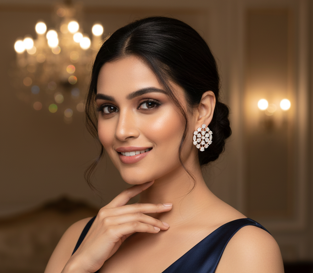 Amour Diamond Earrings - 5