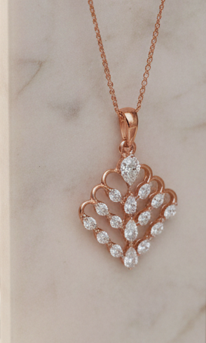 Brilliant Cut Diamond Pendant - 3