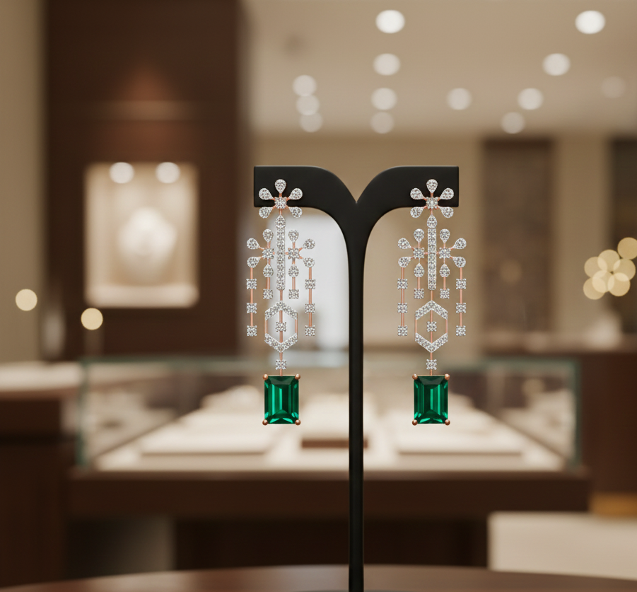 Aurielle Diamond Dangler Drops