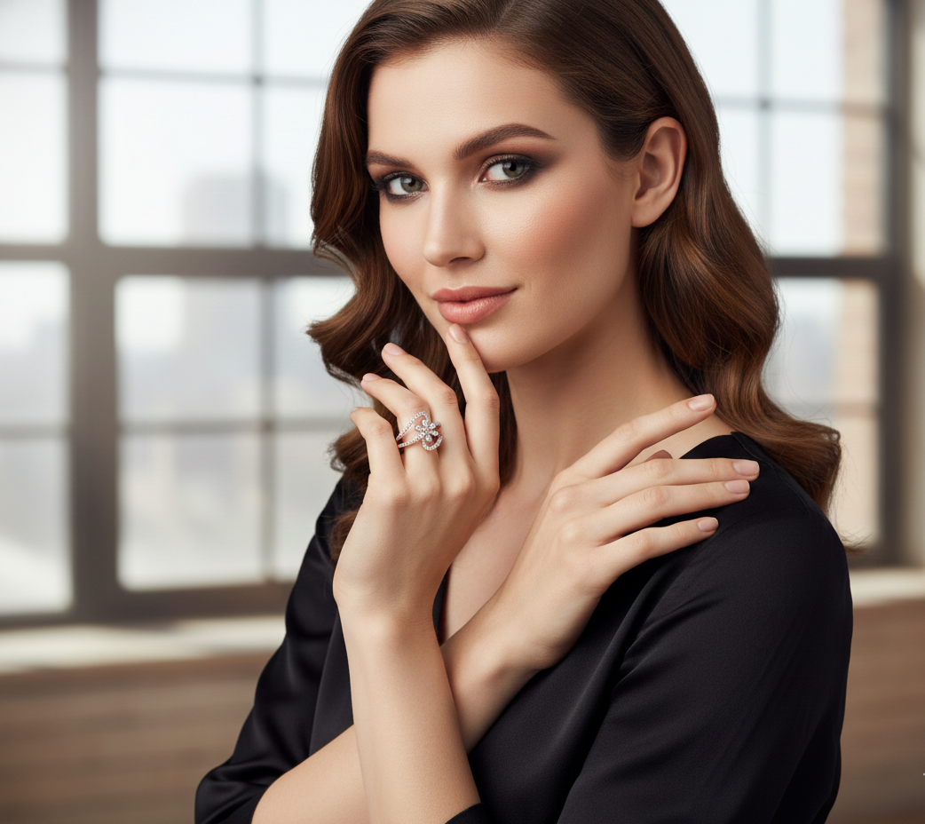 Divine Radiance Diamond Ladies Ring - 3