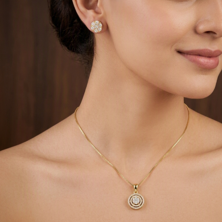 Luminous Diamond Pendant
