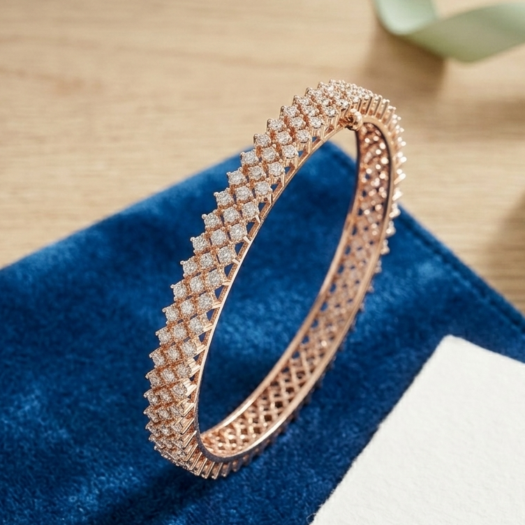 High Shine Diamond Bangles