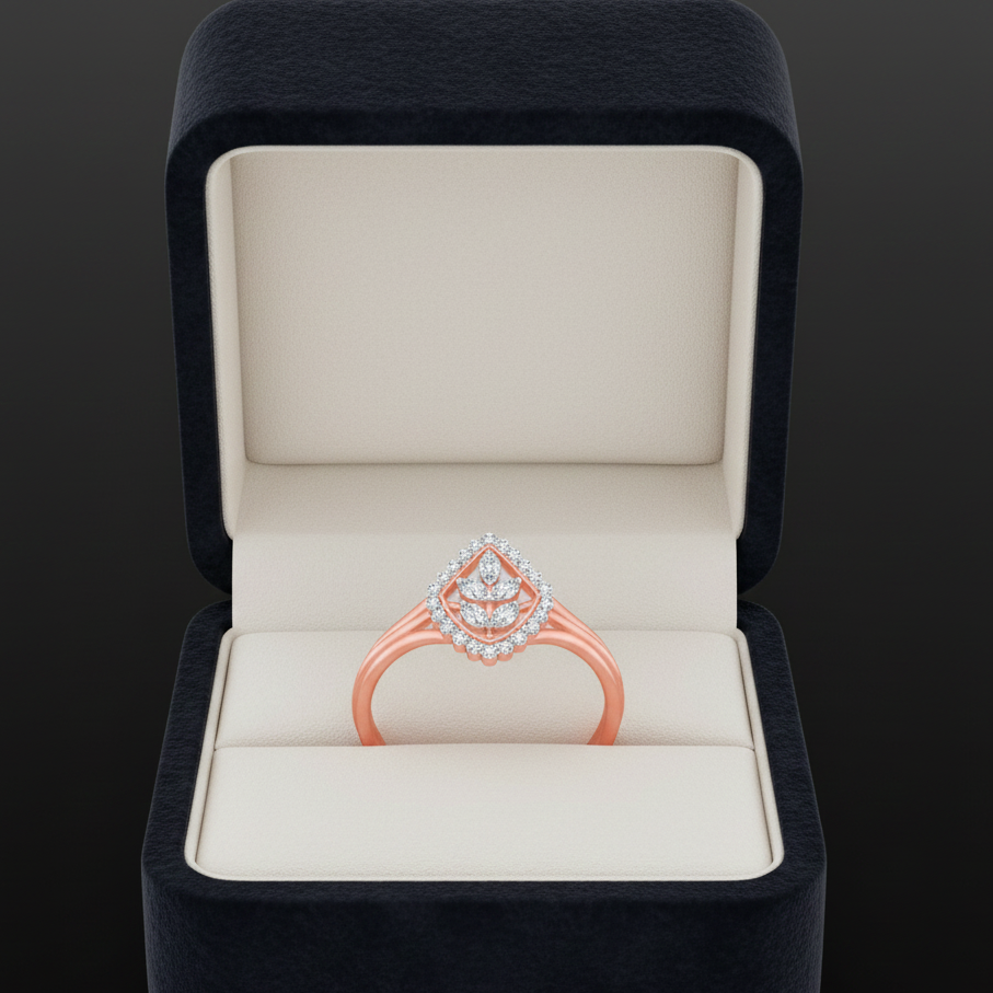 Diamond Starlight Bloom Ring