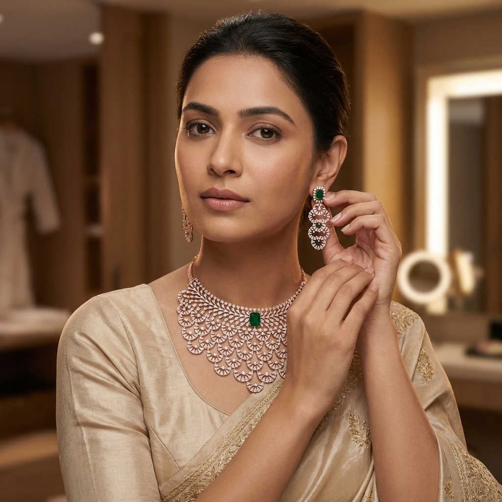 Bridal Glow Diamond Necklace Collection