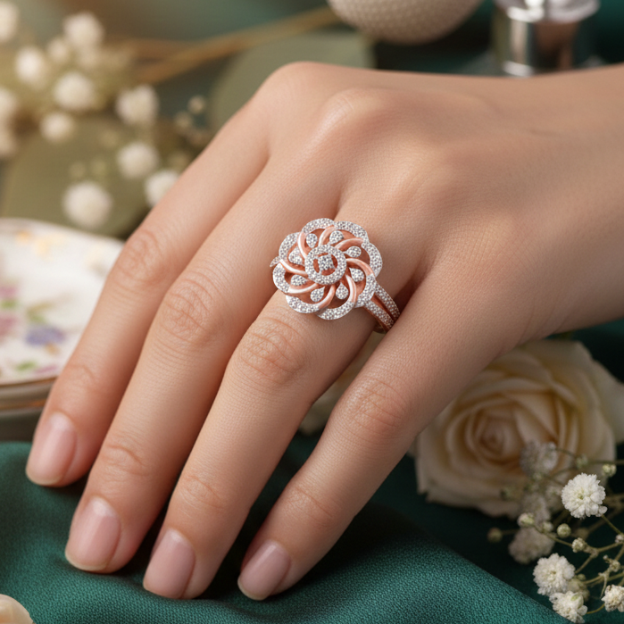 Celestial Crest Diamond Ring - 3