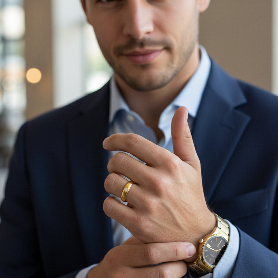 Opulent Force Diamond Gents Ring - 3