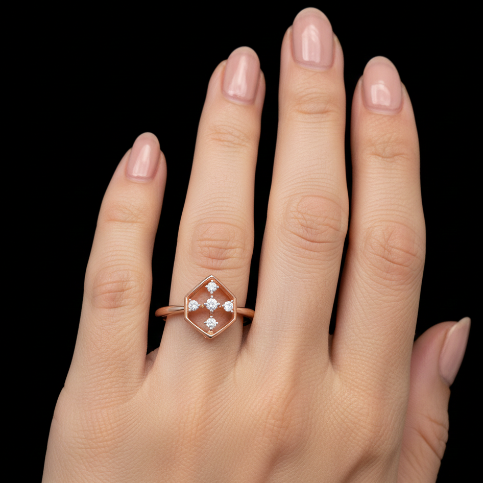 Regal Muse Ivy Diamond Ring - 3
