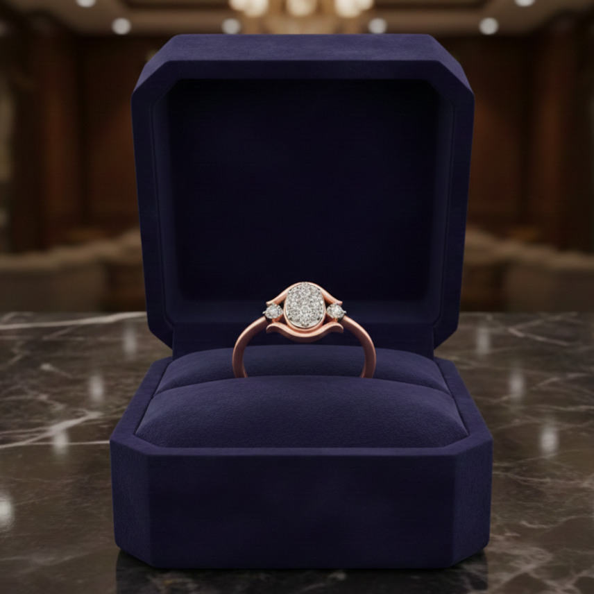 Radiant Muse Diamond Ring