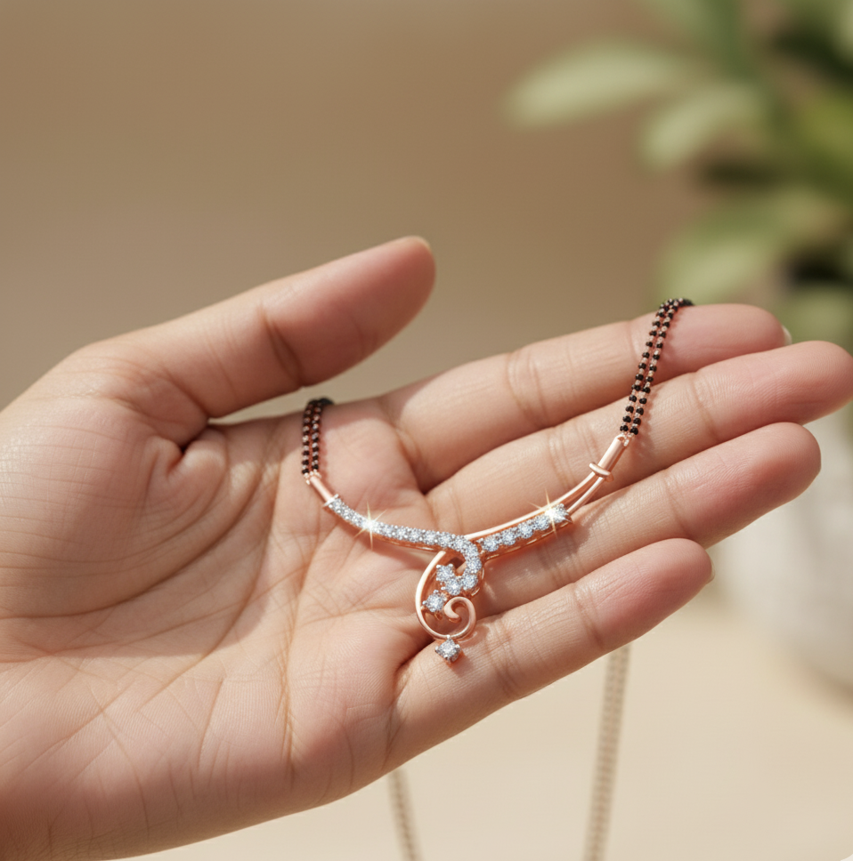 Modern Gold Diamond Tanmaniya for Women