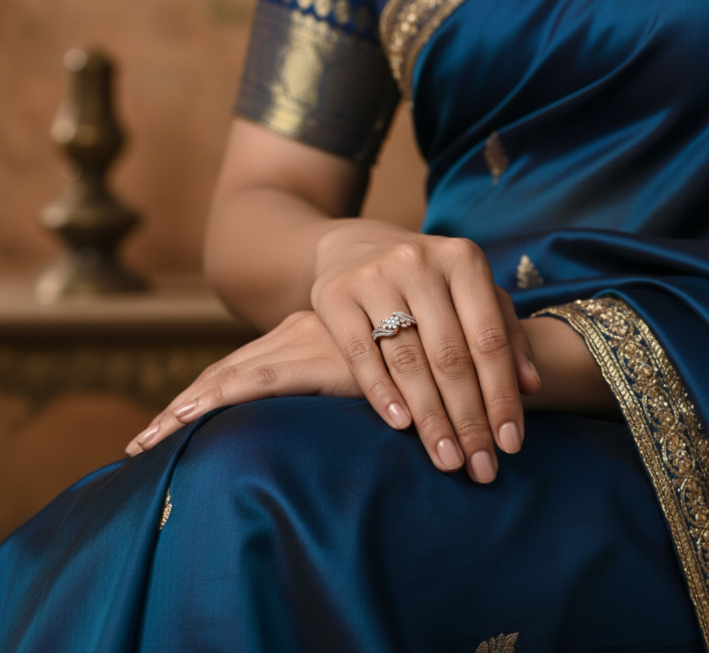 Serene Spark Diamond Ring - 3