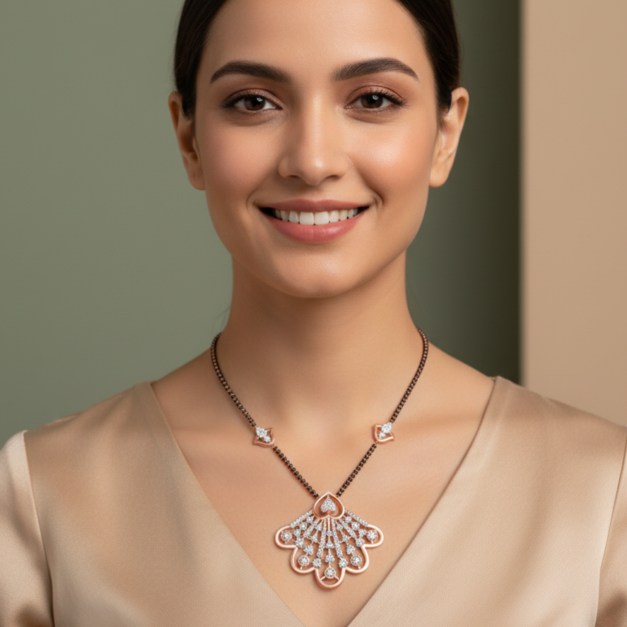 Signature Gold Diamond Tanmaniya for Festive Wear