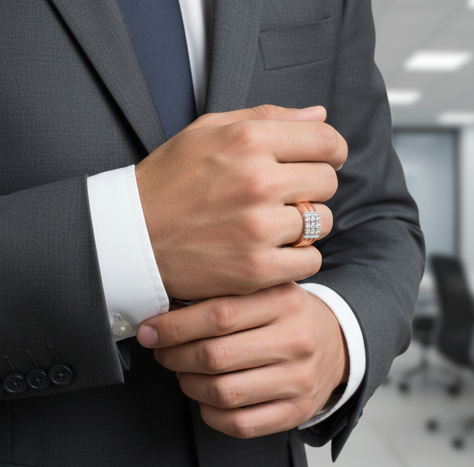Imperial Craft Diamond Gents Ring - 3
