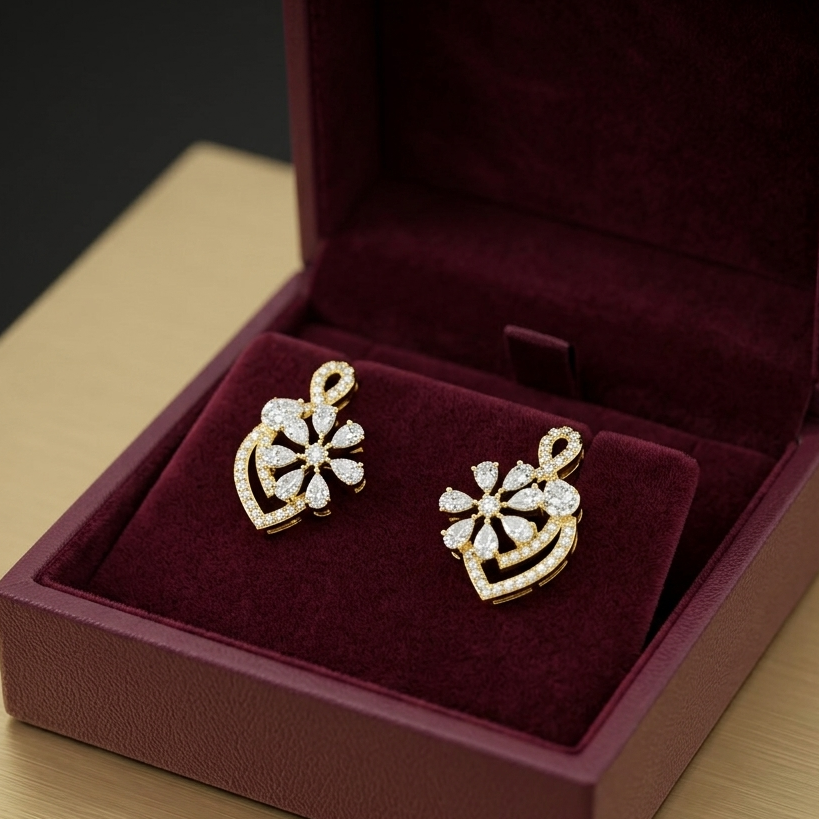 Ember Diamond Earrings - 6