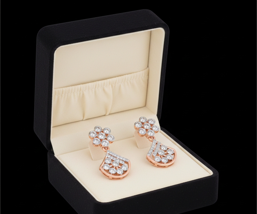 Aurielle Luxe Diamond Drop Earrings